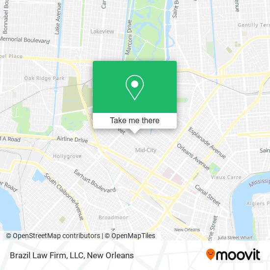 Mapa de Brazil Law Firm, LLC