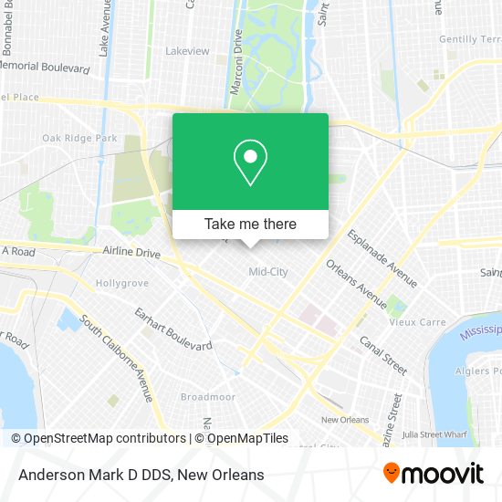 Mapa de Anderson Mark D DDS