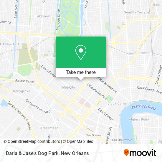 Darla & Jase's Dog Park map
