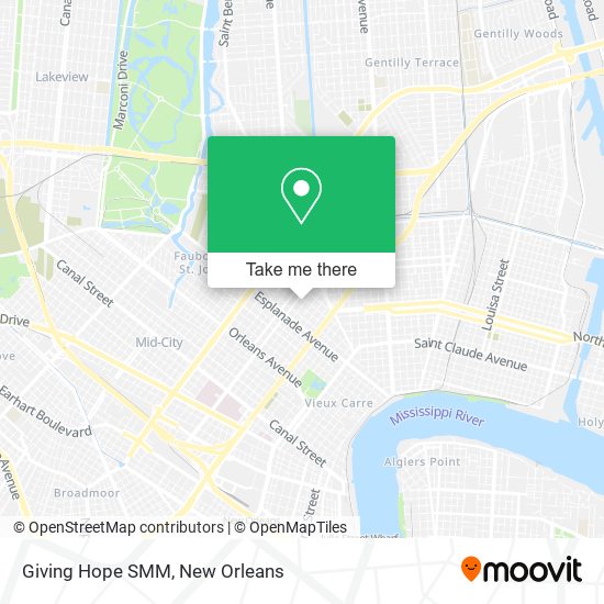 Mapa de Giving Hope SMM