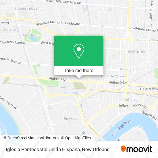 Iglesia Pentecostal Unida Hispana map