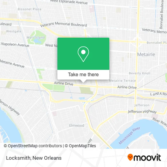 Locksmith map