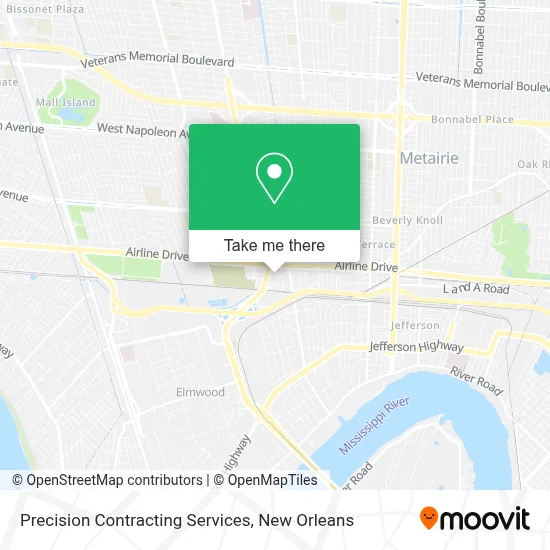 Precision Contracting Services map