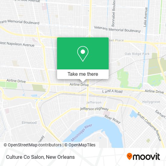 Culture Co Salon map