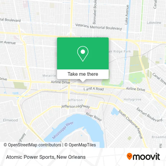 Atomic Power Sports map