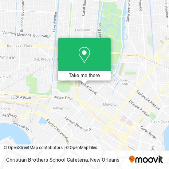 Christian Brothers School Cafeteria map