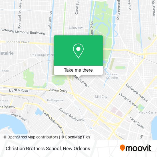 Mapa de Christian Brothers School