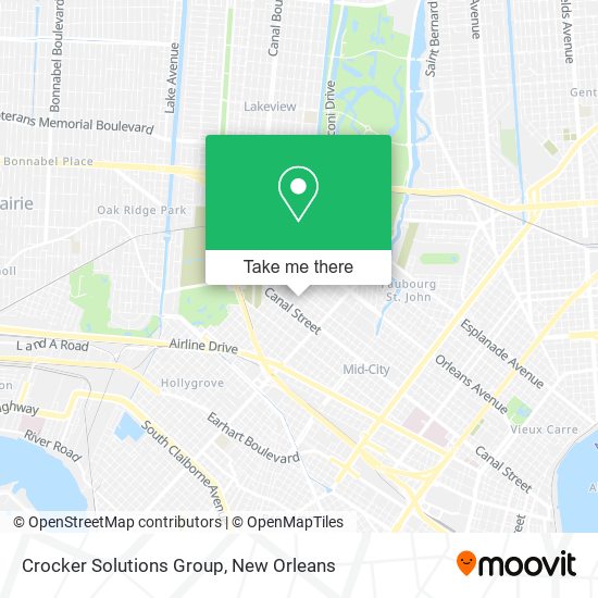 Mapa de Crocker Solutions Group