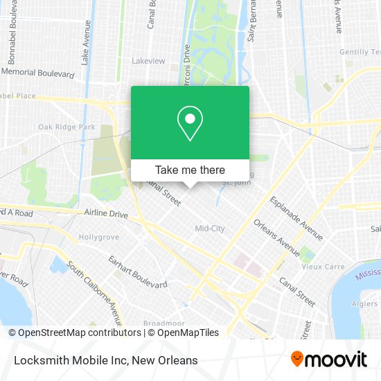 Mapa de Locksmith Mobile Inc
