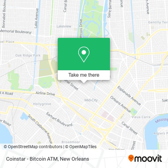 Coinstar - Bitcoin ATM map