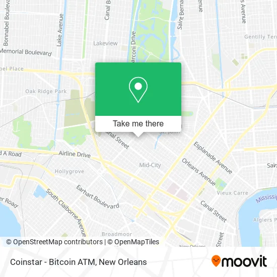 Coinstar - Bitcoin ATM map