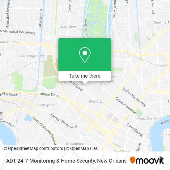 ADT 24-7 Monitoring & Home Security map