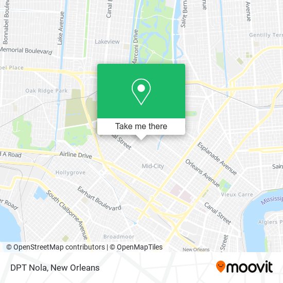 DPT Nola map