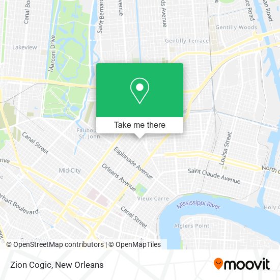 Mapa de Zion Cogic