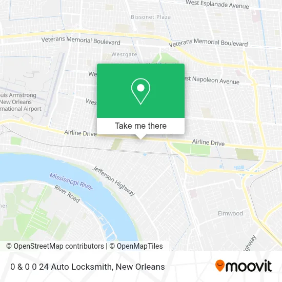 0 & 0 0 24 Auto Locksmith map