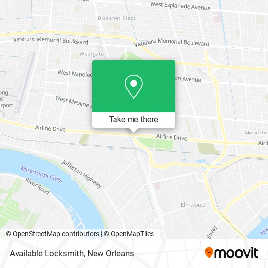 Available Locksmith map
