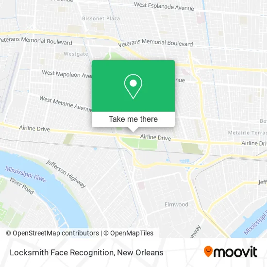 Locksmith Face Recognition map