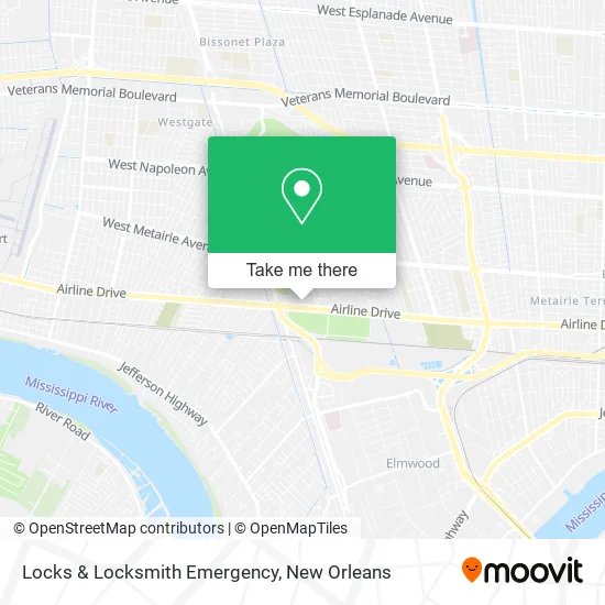 Locks & Locksmith Emergency map