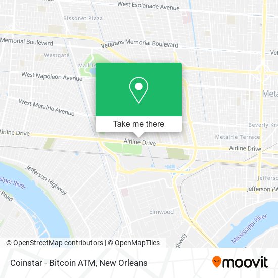 Coinstar - Bitcoin ATM map