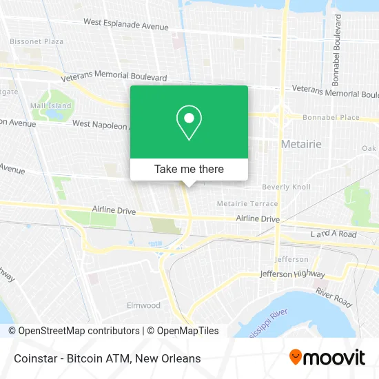 Coinstar - Bitcoin ATM map