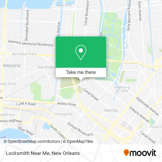 Locksmith Near Me map