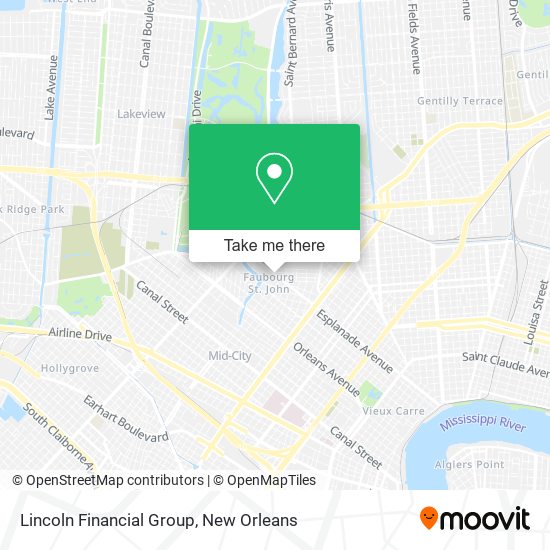 Lincoln Financial Group map