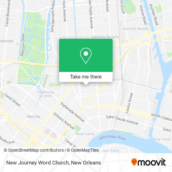New Journey Word Church map