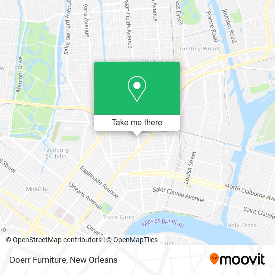 Doerr Furniture map