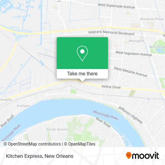 Kitchen Express map