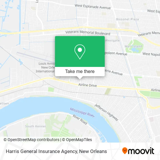 Harris General Insurance Agency map