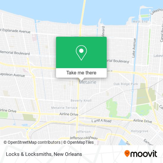 Mapa de Locks & Locksmiths