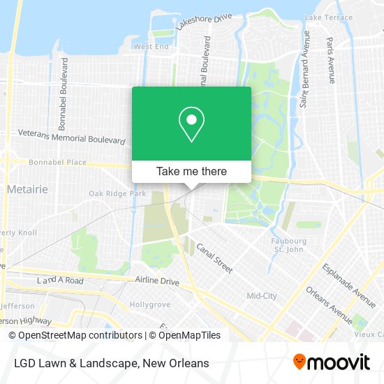 LGD Lawn & Landscape map