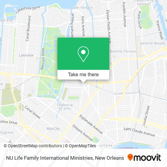 NU Life Family International Ministries map