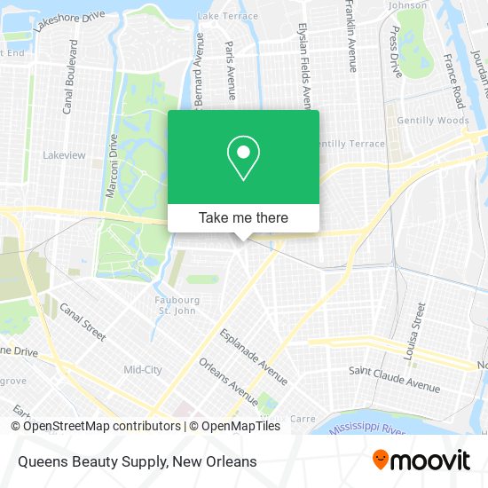 Queens Beauty Supply map
