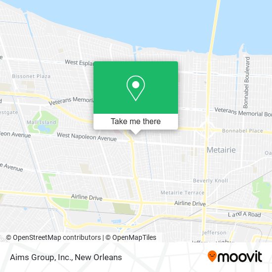 Mapa de Aims Group, Inc.