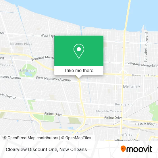 Clearview Discount One map