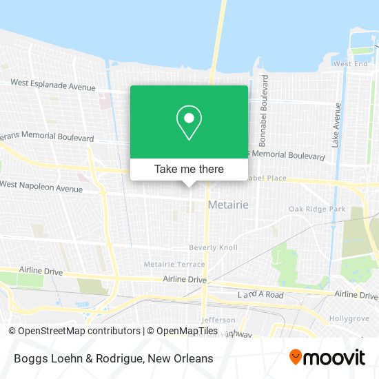 Boggs Loehn & Rodrigue map