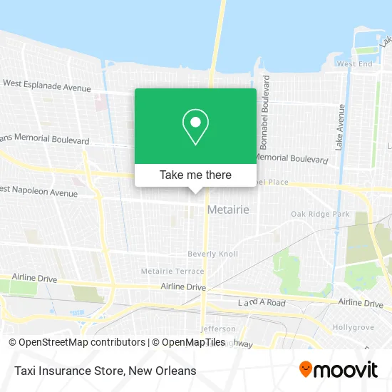 Taxi Insurance Store map