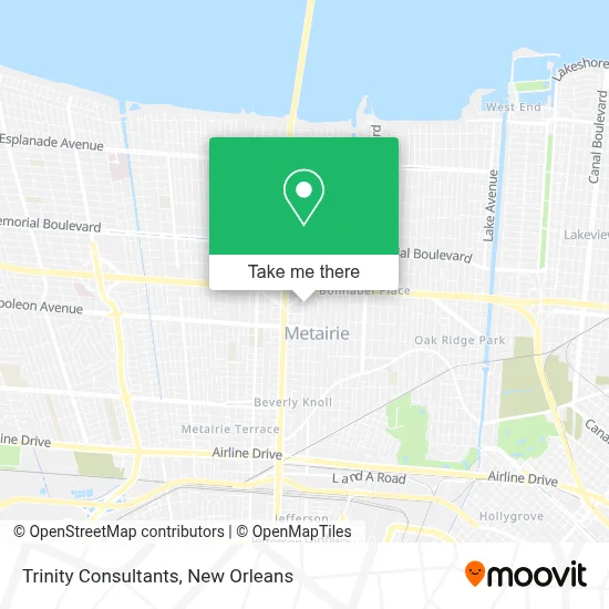 Trinity Consultants map