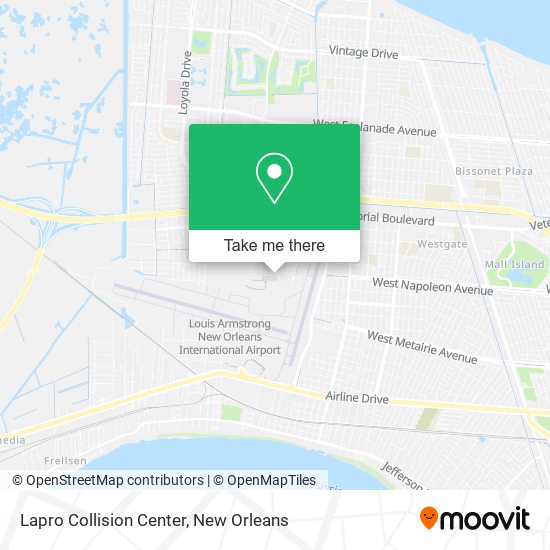 Lapro Collision Center map