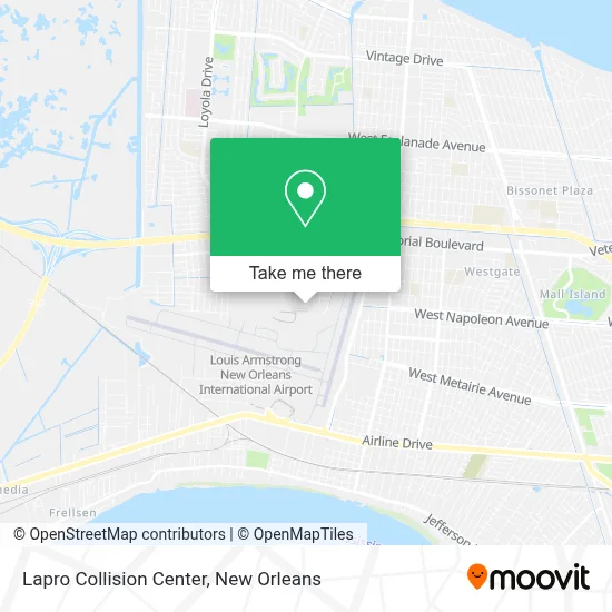 Lapro Collision Center map