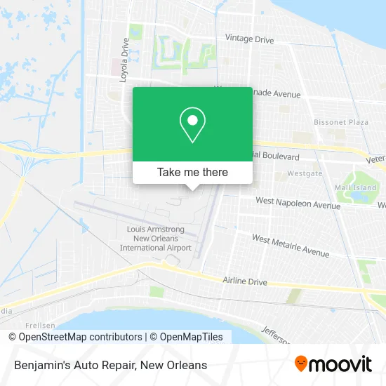 Benjamin's Auto Repair map