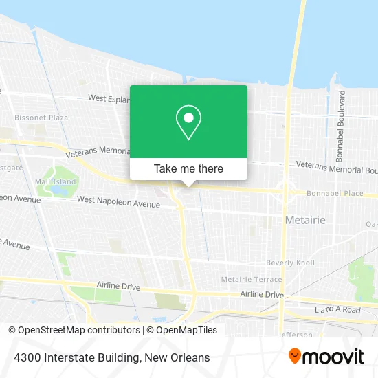 4300 Interstate Building map