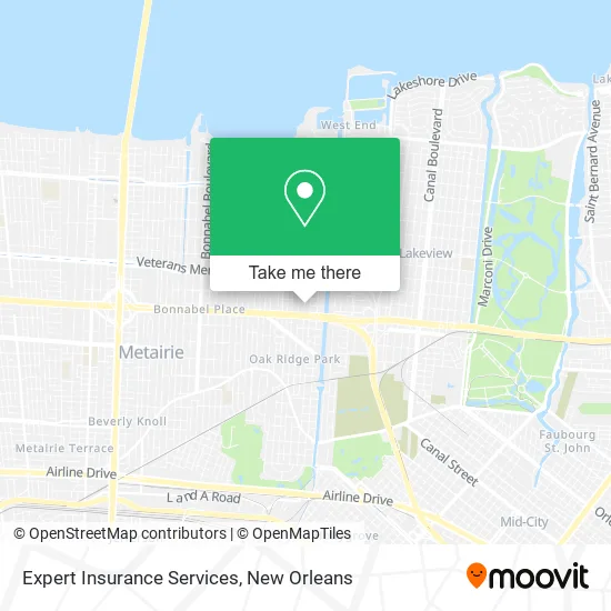 Expert Insurance Services map