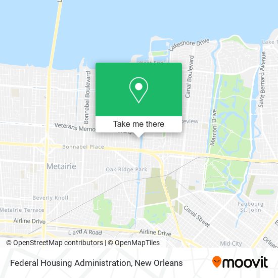 Federal Housing Administration map