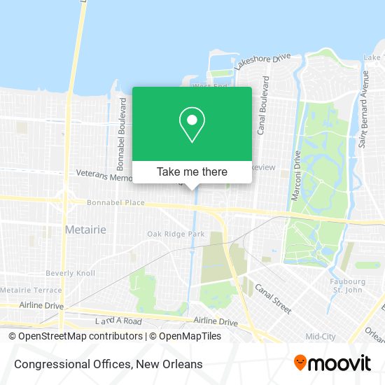 Congressional Offices map