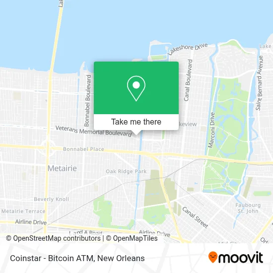 Coinstar - Bitcoin ATM map