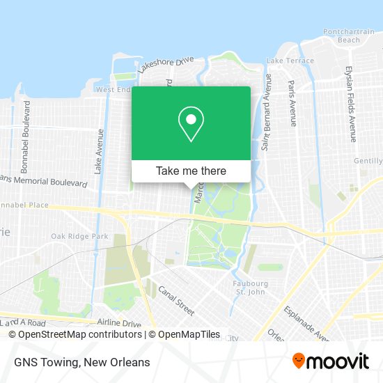 Mapa de GNS Towing