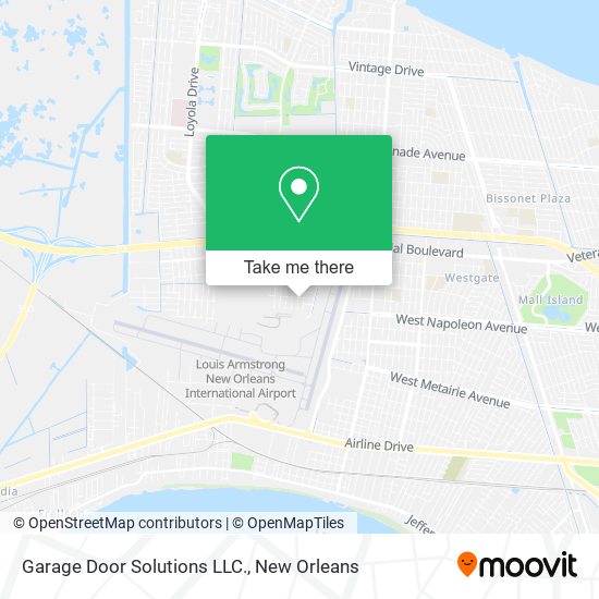 Garage Door Solutions LLC. map