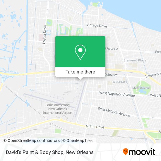 David's Paint & Body Shop map